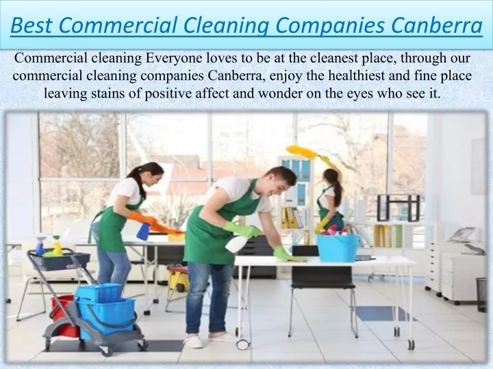 best commercial cleaning companies canberra