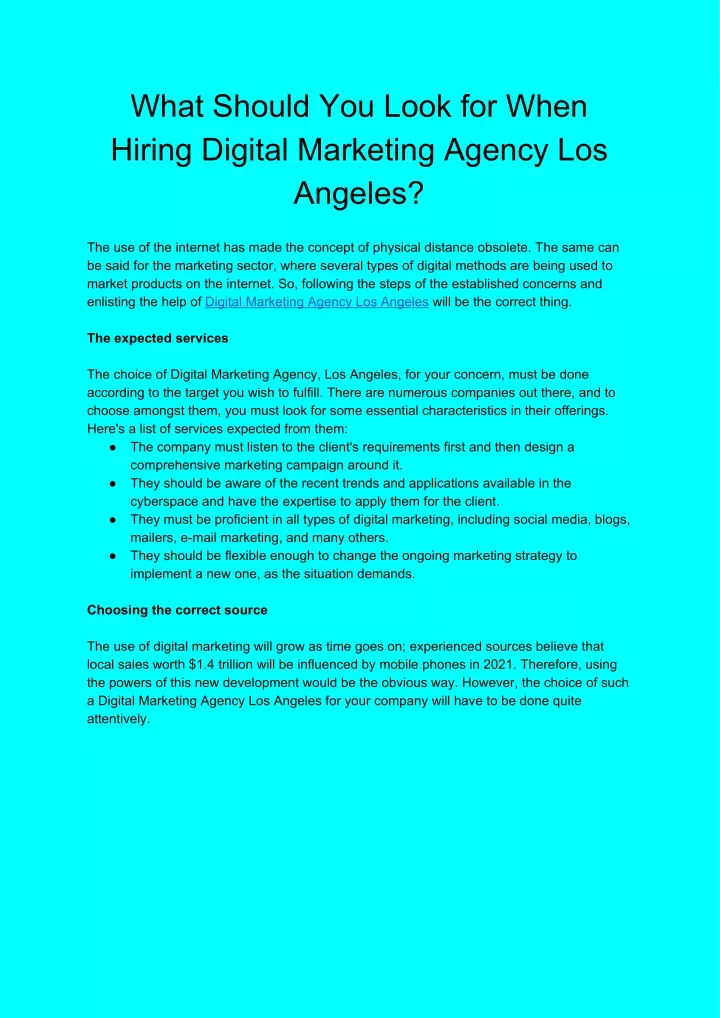 what should you look for when hiring digital