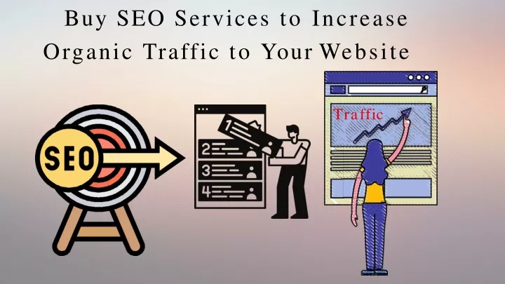 buy seo services to increase organic traffic