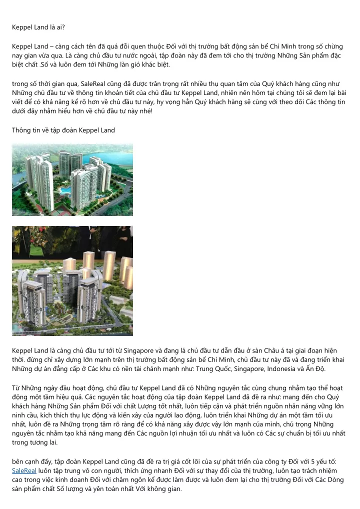 keppel land l ai