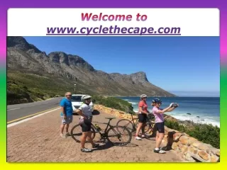 Unforgettable Travel Experience in Cape Town With Most Professional Tour Guides and Bike Rentals