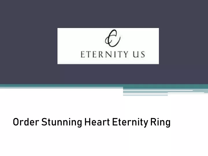 order stunning heart eternity ring