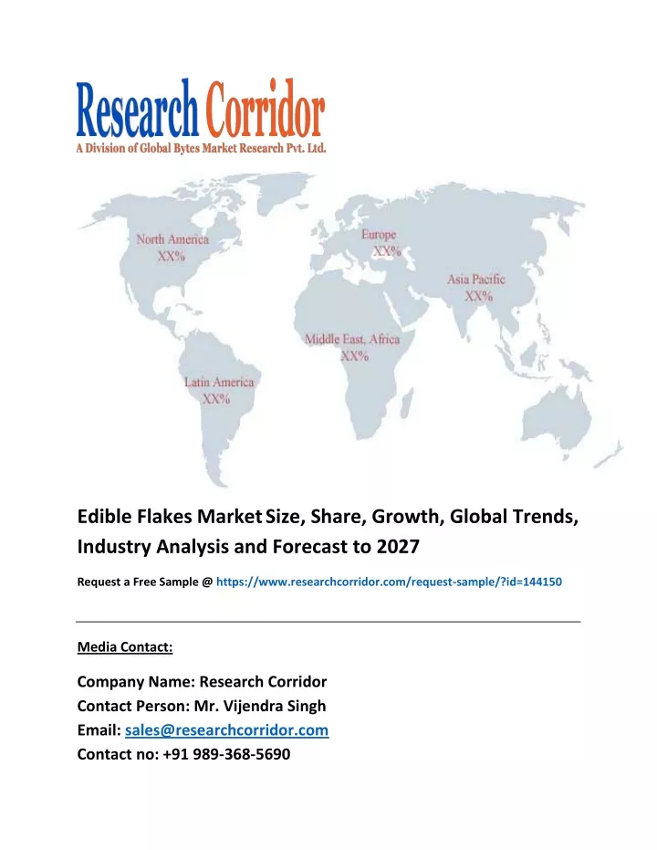 edible flakes market size share growth global