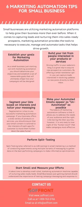 6 marketing automation tips for small business