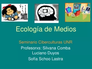 ecolog a de medios