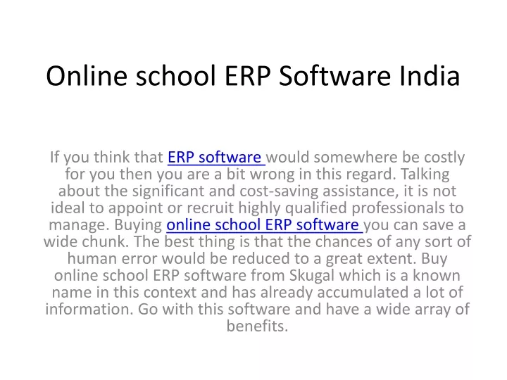 online school erp software india
