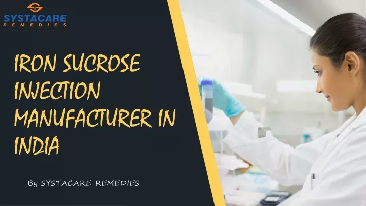 iron sucrose injection manufacturer in india