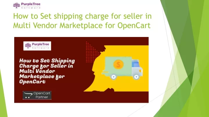 how to set shipping charge for seller in multi vendor marketplace for opencart