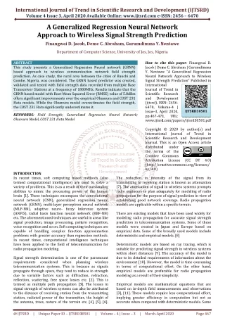 international journal of trend in scientific