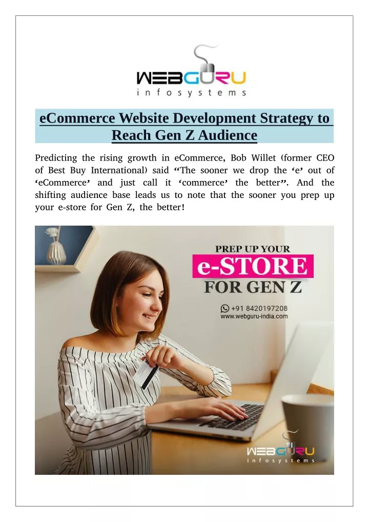 ecommerce website development strategy to reach