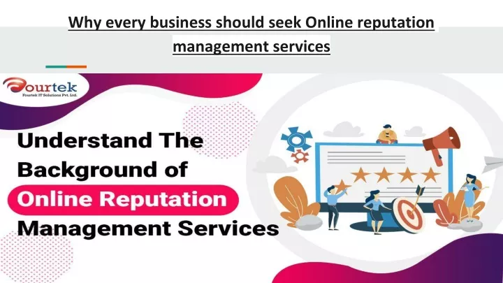 why every business should seek online reputation management services