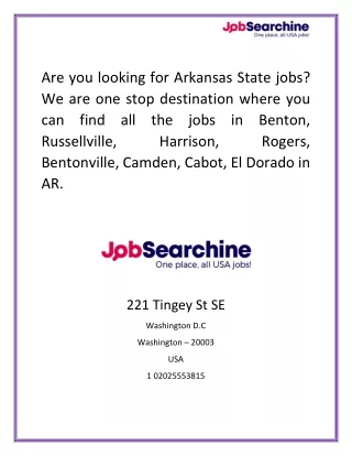 are you looking for arkansas state jobs