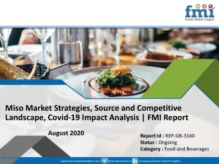 miso market strategies source and competitive
