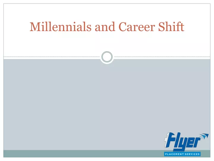 millennials and career shift