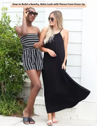 how to build a beachy boho look with pieces from