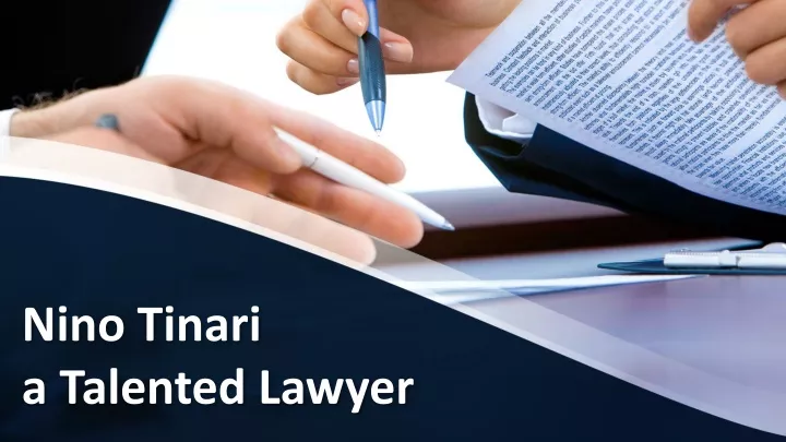 nino tinari a talented lawyer