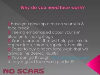 Why Do You Need Face Wash?