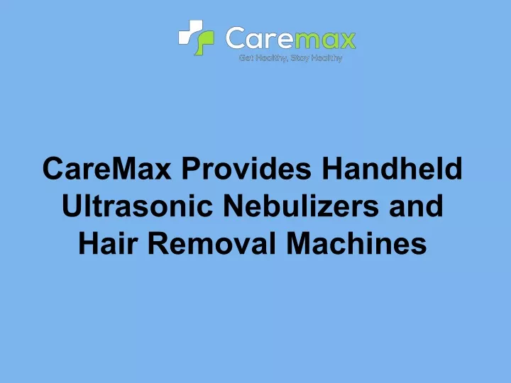 caremax provides handheld ultrasonic nebulizers