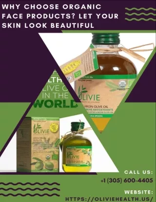 Why Choose Organic Face Products? Let Your Skin Look Beautiful