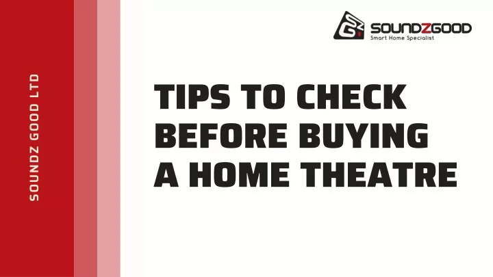 tips to check before buying a home theatre