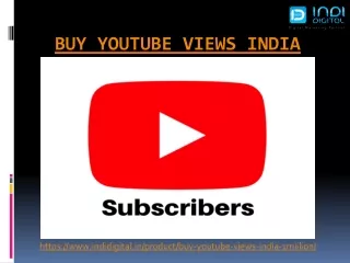 Which is the best company for buy YouTube views in India