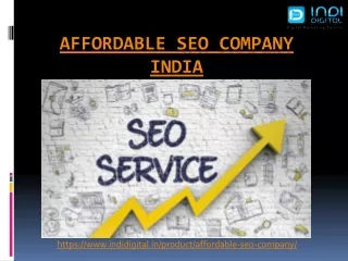 What are the best & most affordable SEO company in India