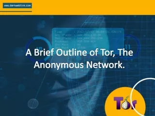 A Brief Outline of Tor, The Anonymous Network