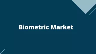 biometric market