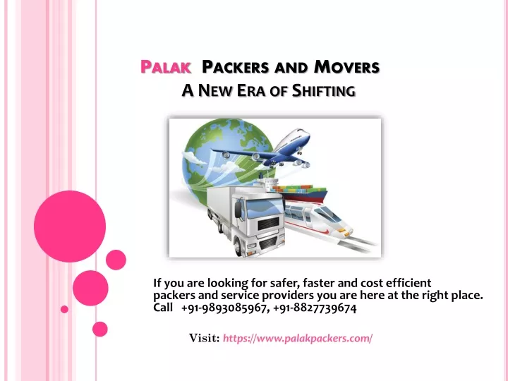 palak packers and movers a new era of shifting