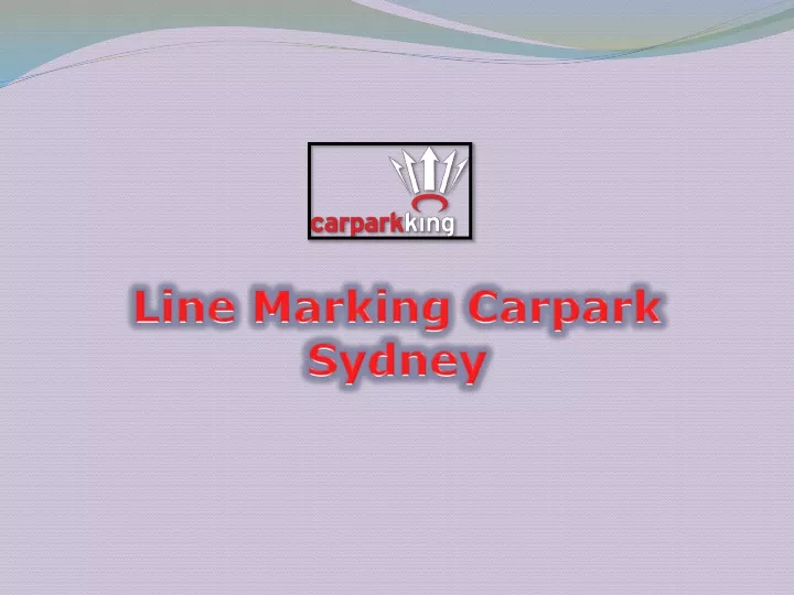 line marking carpark sydney
