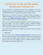 5 Questions to Ask Before Hiring Remodeling Contractor - slide 1