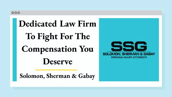 dedicated law firm to fight for the compensation