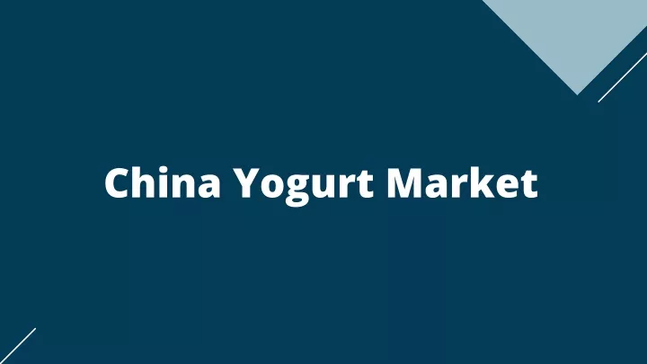 china yogurt market