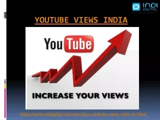 Buy youtube views india at affordable price