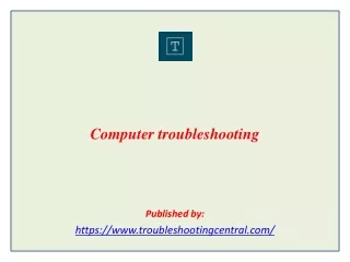 Computer troubleshooting