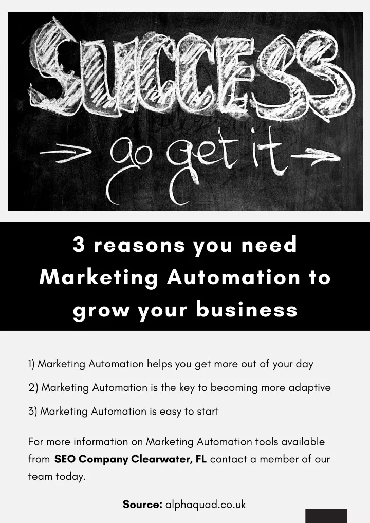 3 reasons you need marketing automation to grow