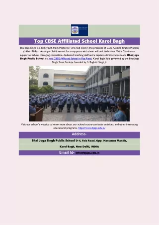 top cbse affiliated school karol bagh
