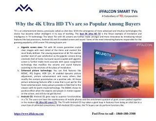 iffalcon smart tvs