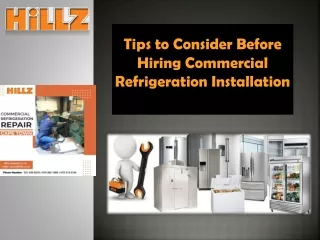 Tips to consider before hiring Commercial Refrigeration Installation
