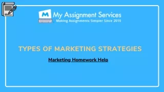 types of marketing strategies