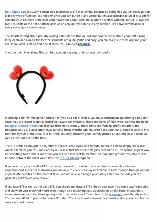 bt21 airpod case is usually a smart idea