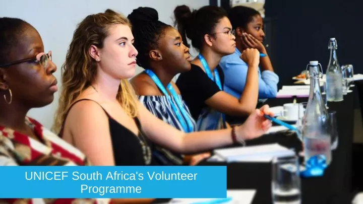 unicef south africa s volunteer programme