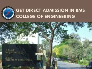 Get Direct Admission in BMS Engineering College 2020 | Management Quota Admission