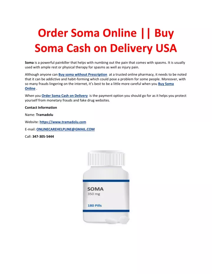 order soma online buy soma cash on delivery usa