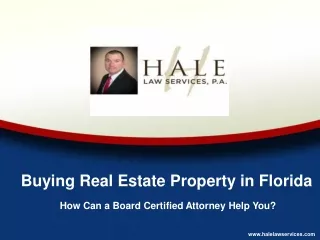 Buying Real Estate Property in Florida