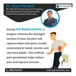 Partani Clinic: Total hip replacement surgery in Jaipur.