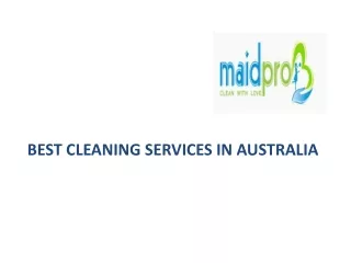 best cleaning services in australia