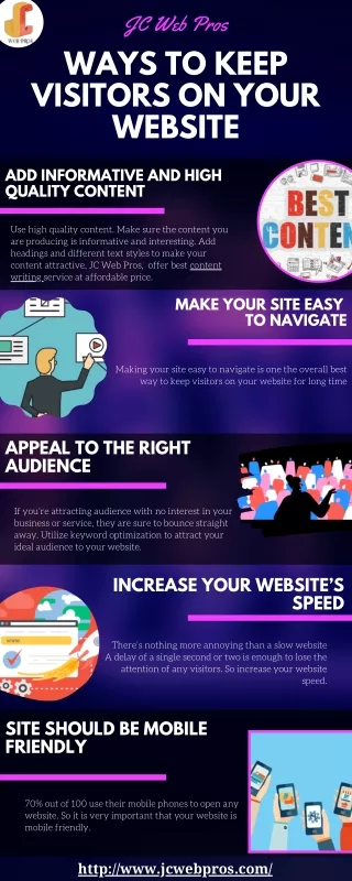 Ways to Keep Visitors on Your Website