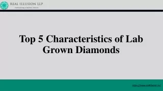 top 5 characteristics of lab grown diamonds
