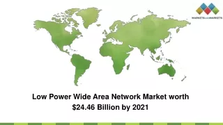 low power wide area network market worth
